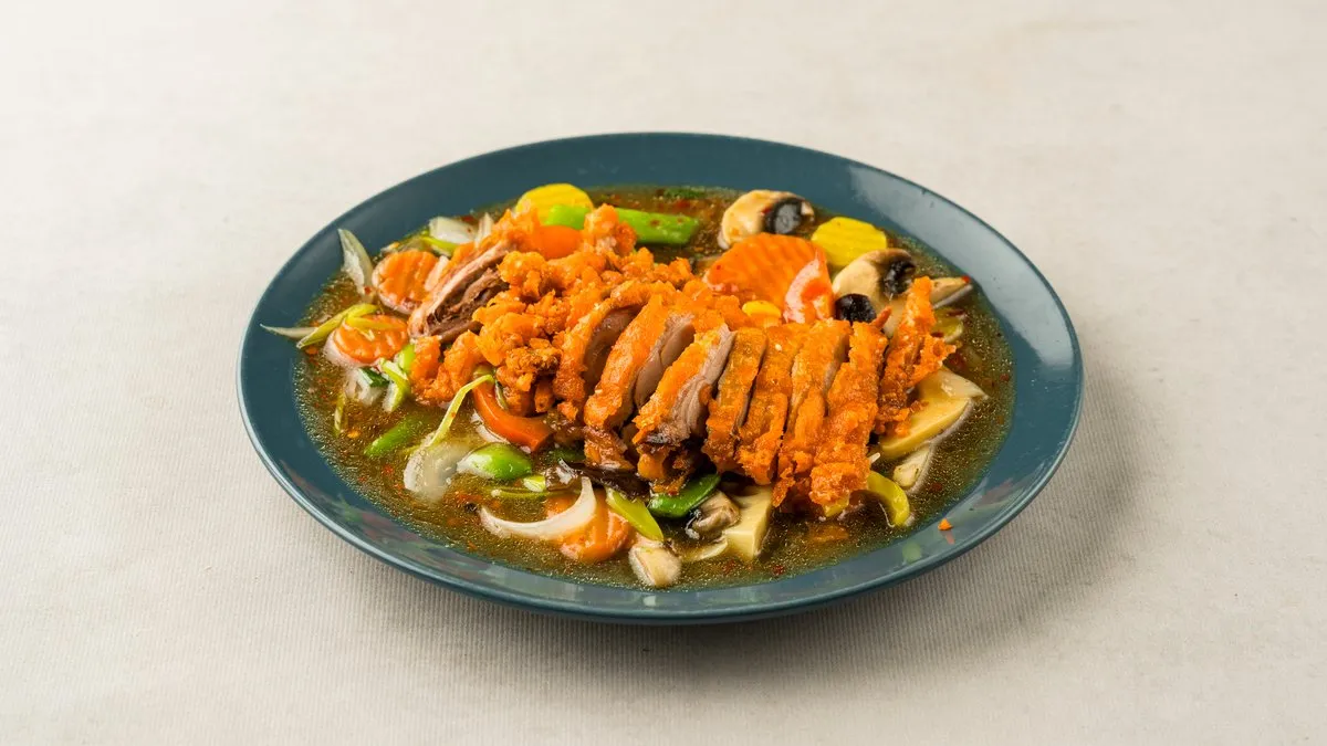 Kaczka w sosie curry