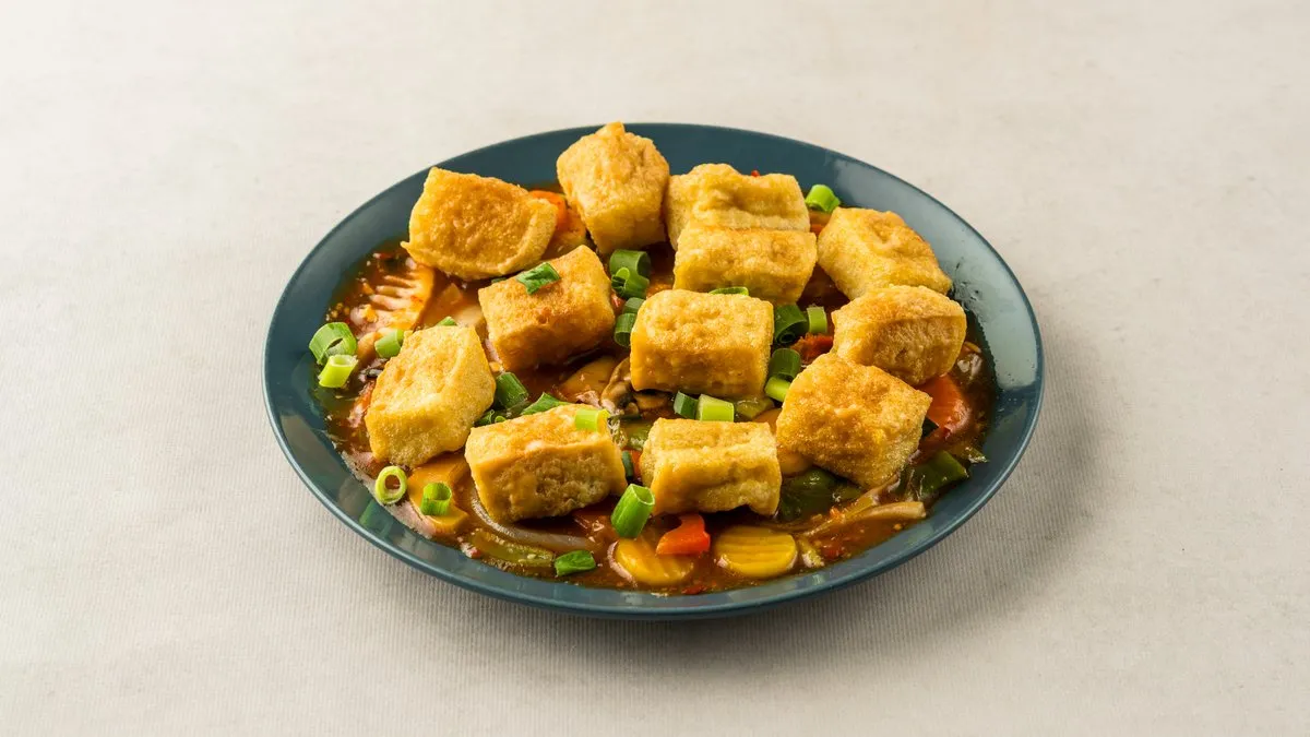Tofu w sosie pikantnym
