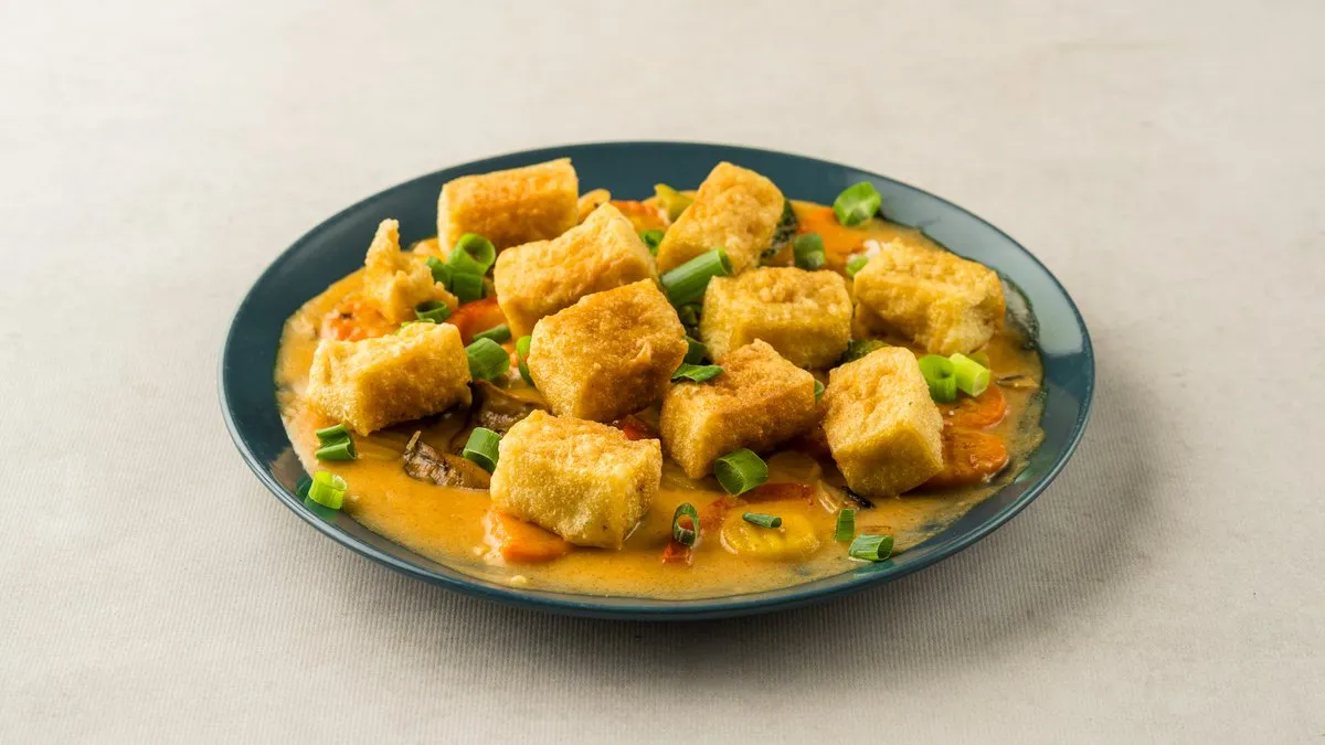 Tofu w sosie curry