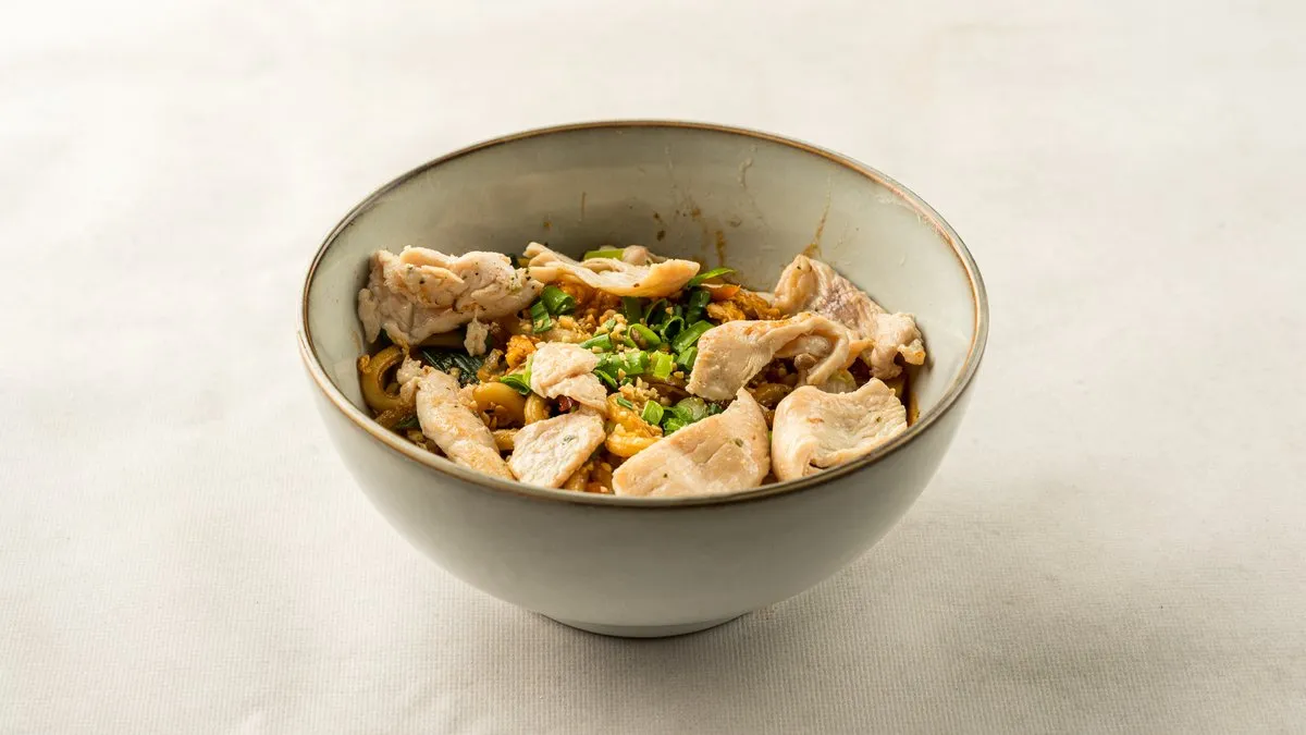 Udon z kurczakiem 