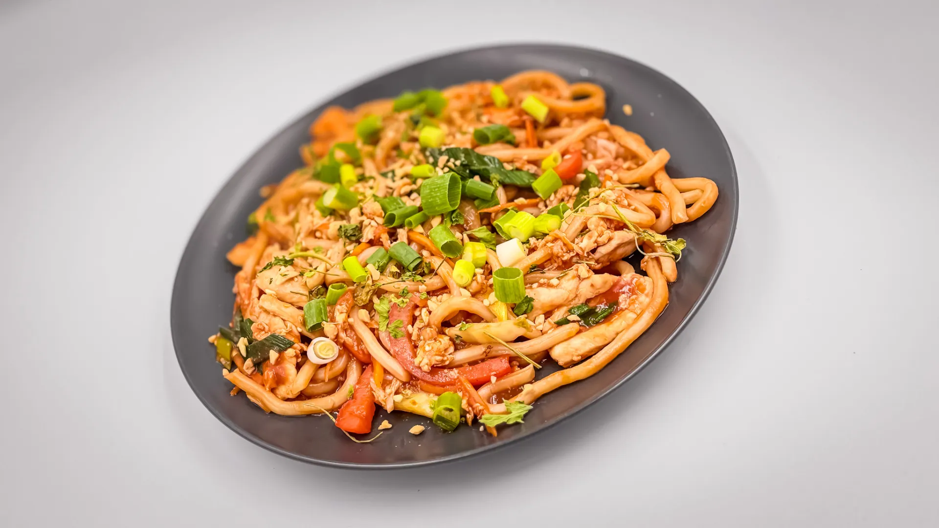 Udon z kurczakiem 